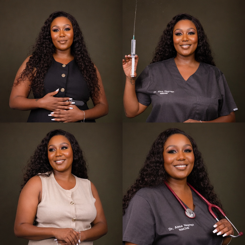 Dr. Alma Negonga Collage